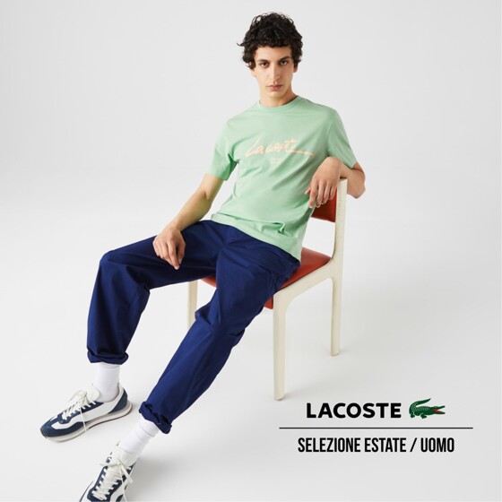 serviette lacoste offerte