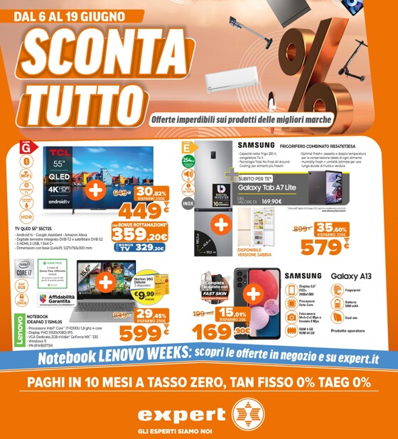 Volantino Expert: scopri le Offerte di Giugno 2022