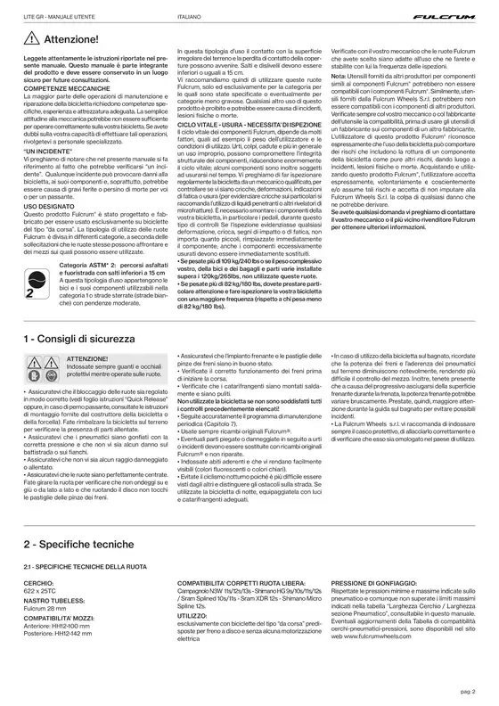 Manuale utente Lite GR