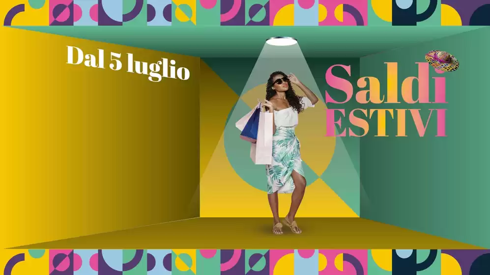 Volantino Centro Commerciale Happio a Surano | Saldi estivi | 2025-07-05T00:00:00.000Z - 2025-09-08T00:00:00.000Z