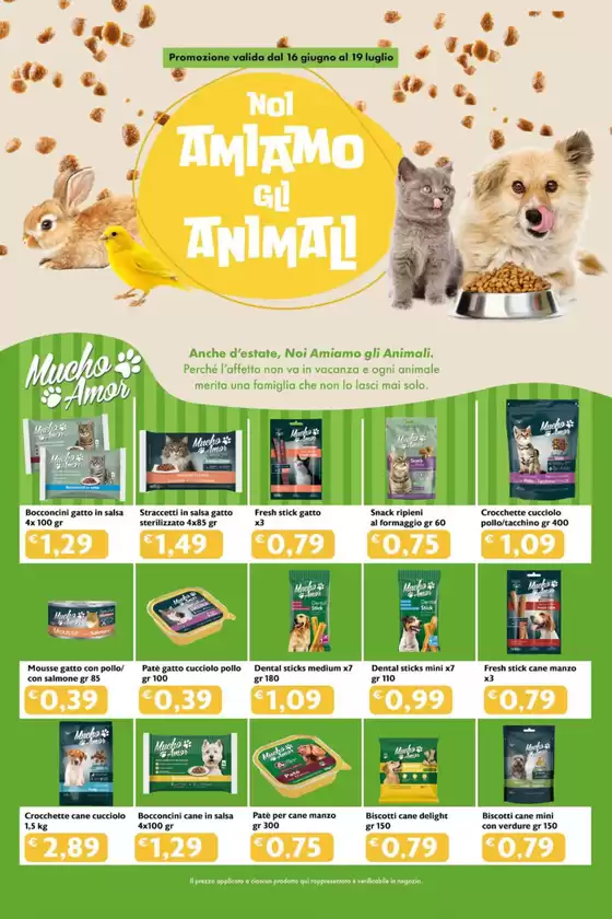 Noi amiamo gli animali