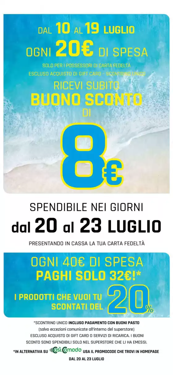 Tantissimi prodotti scontatissimi!