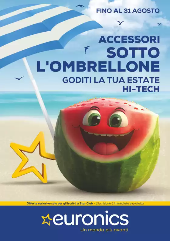 Accessori sotto l'ombrellone