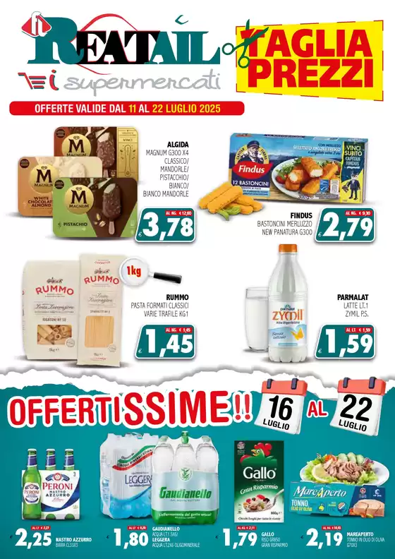 Taglia prezzi