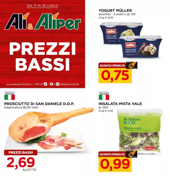 Prezzi bassi