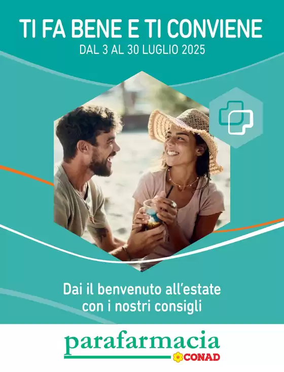 Volantino Parafarmacia Conad a Gangi | Catalogo Estate Parafarmacia Conad | 2025-07-03T00:00:00.000Z - 2025-07-30T00:00:00.000Z