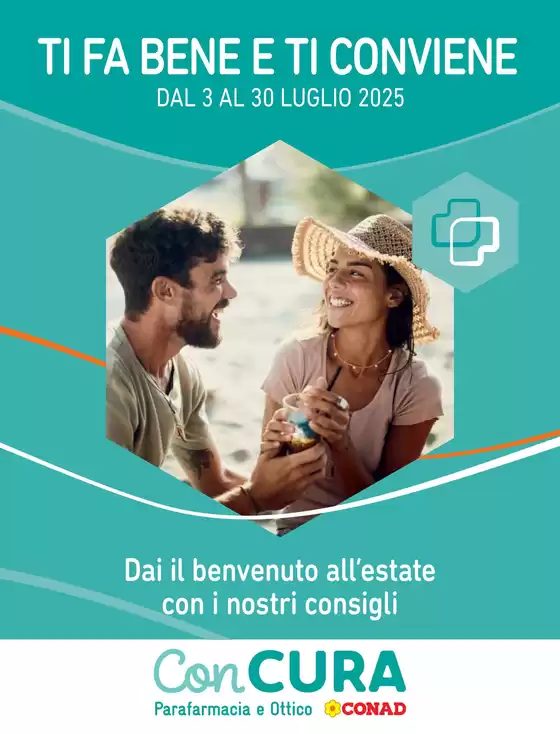 Volantino Parafarmacia Conad a Gangi | Catalogo Estate Con Cura Conad | 2025-07-03T00:00:00.000Z - 2025-07-30T00:00:00.000Z