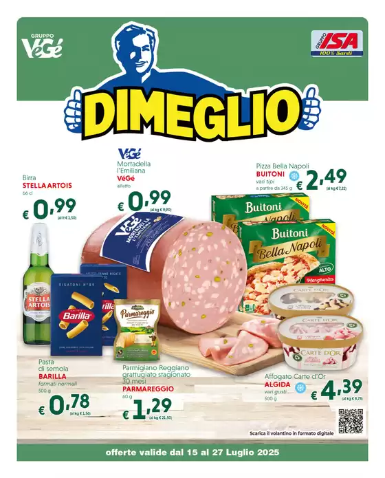 Offerte valide dal 15 al 27 Luglio
