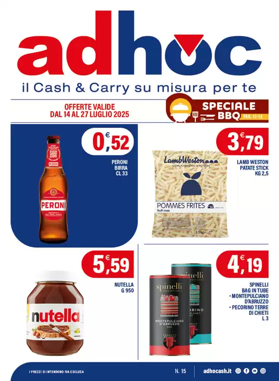 Offerte valide dal 14 al 27 luglio 