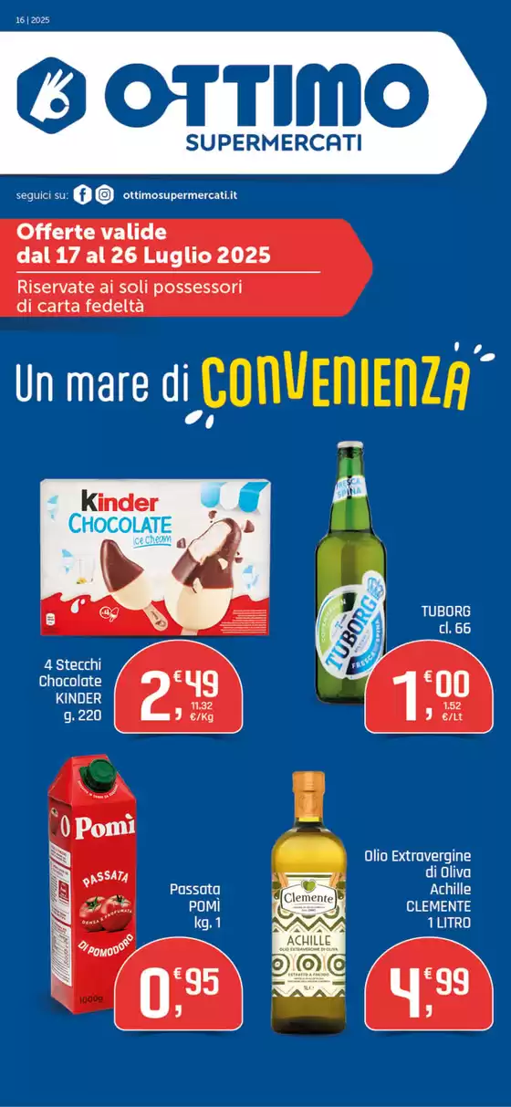 Offerte valide dal 17 al 26 luglio