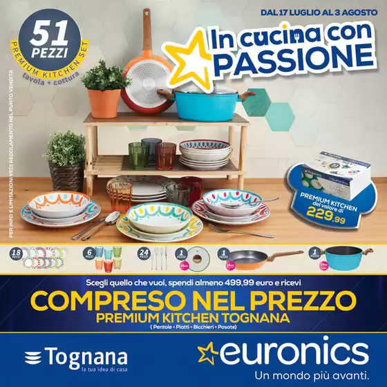 Volantino Euronics a Calvello | Compreso nel prezzo | 2025-07-17T00:00:00.000Z - 2025-08-03T00:00:00.000Z