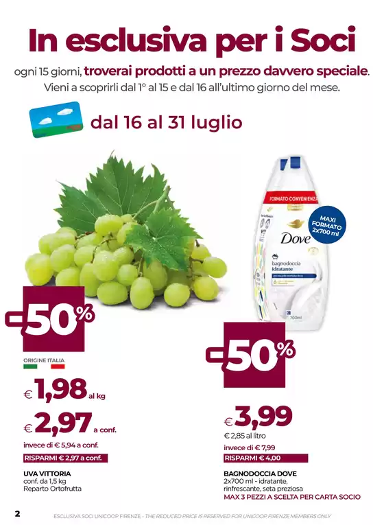DAL 17 AL 30 LUGLIO 2025