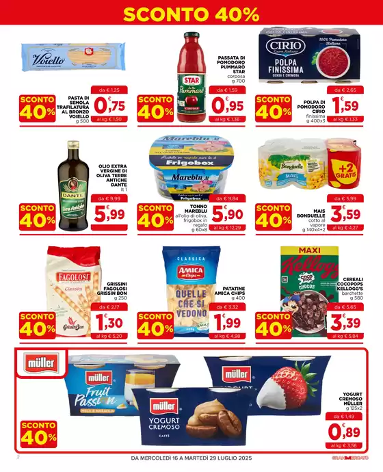 Sconto 40%