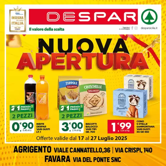 Nuova apertura