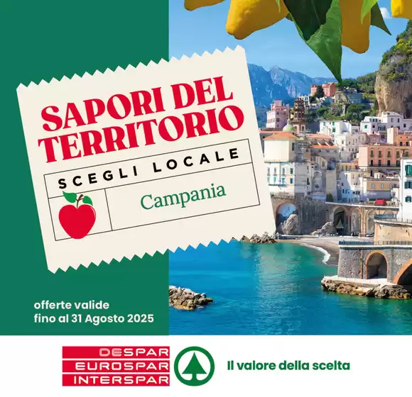 Volantino Despar a Roccarainola | Sapori del territorio | 2025-07-16T00:00:00.000Z - 2025-08-31T00:00:00.000Z