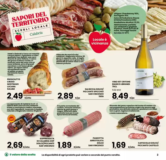 Sapori del territorio