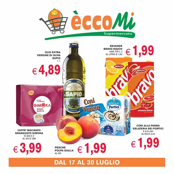 Volantino Eccomi a Celano | Eccomi  | 2025-07-17T00:00:00.000Z - 2025-07-30T00:00:00.000Z