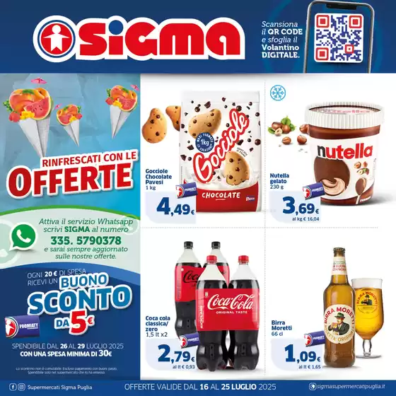 OFFERTE VALIDE DAL 16 AL 25 LUGLIO 2025 
