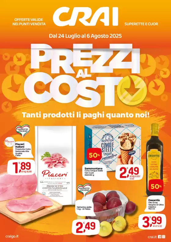Prezzi al costo
