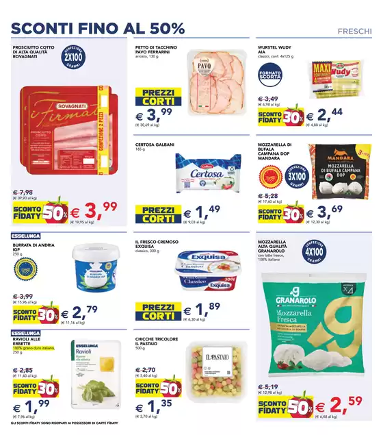 Sconti fino al 50%