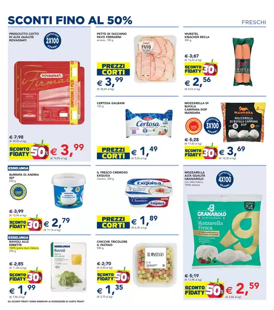 Sconti fino al 50%