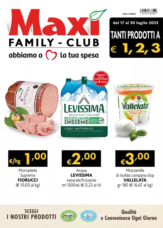 Tanti prodotti a 1,2,3 euro