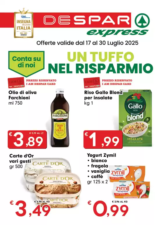 Un tufo nel risparmio