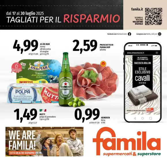 TAGLIATI PER IL RISPARMIO