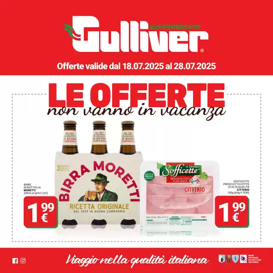 Le offerte non vanno in vacanza