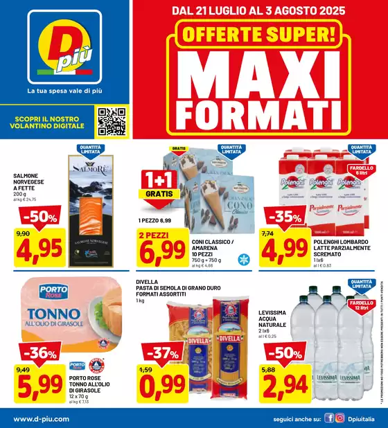 Volantino Dpiu a Serrenti | Maxi formato  | 2025-07-21T00:00:00.000Z - 2025-08-03T00:00:00.000Z