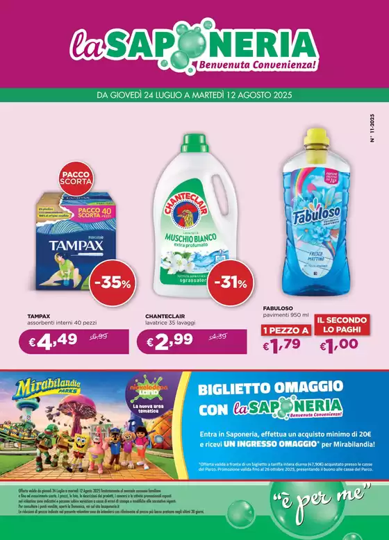 Benvenuta convenienza!