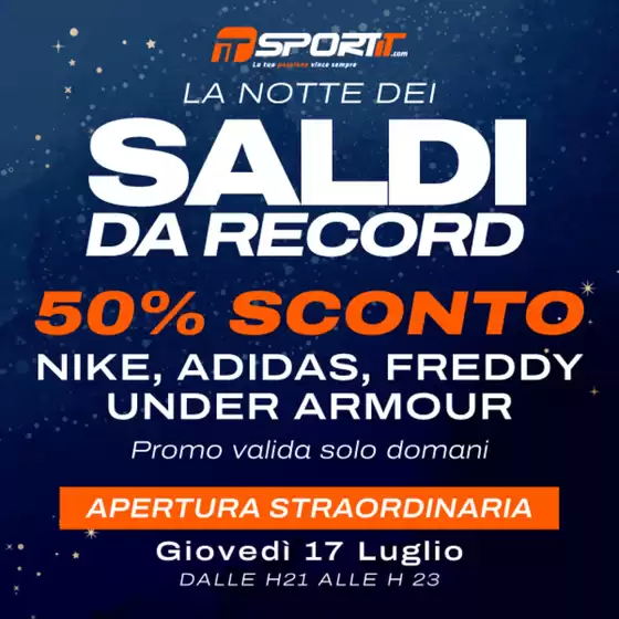 Saldi da record