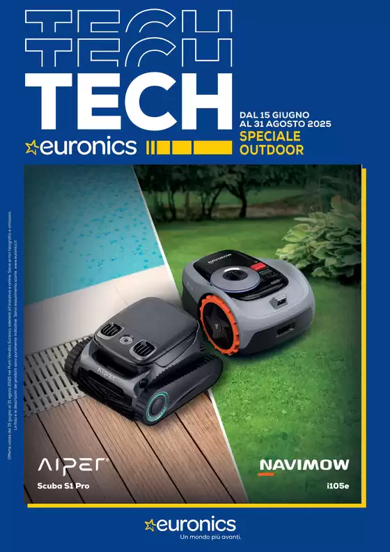 Volantino Euronics a Castelvecchio di Rocca Barbena | Speciale outdoor | 2025-07-15T00:00:00.000Z - 2025-07-31T00:00:00.000Z