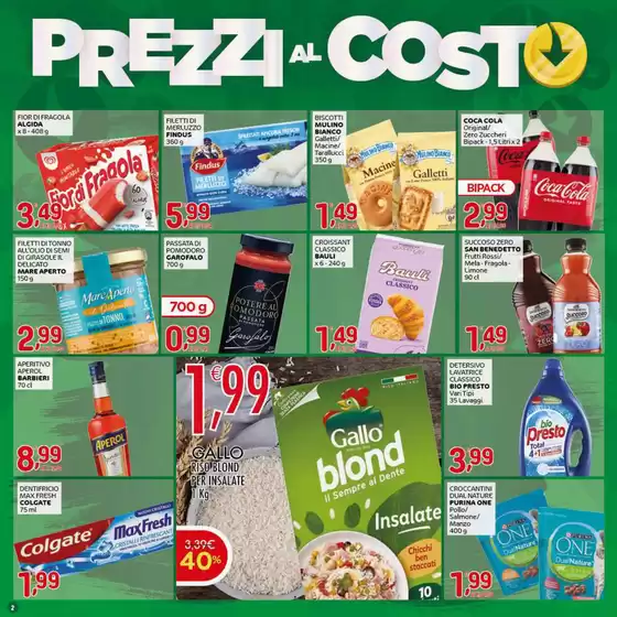 Prezzi al costo