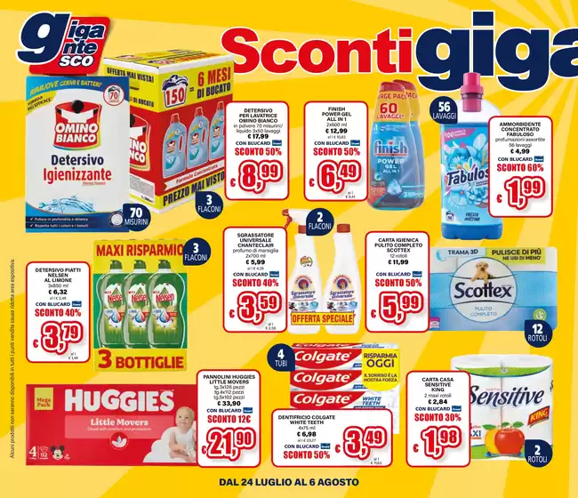Sconti giganteschi