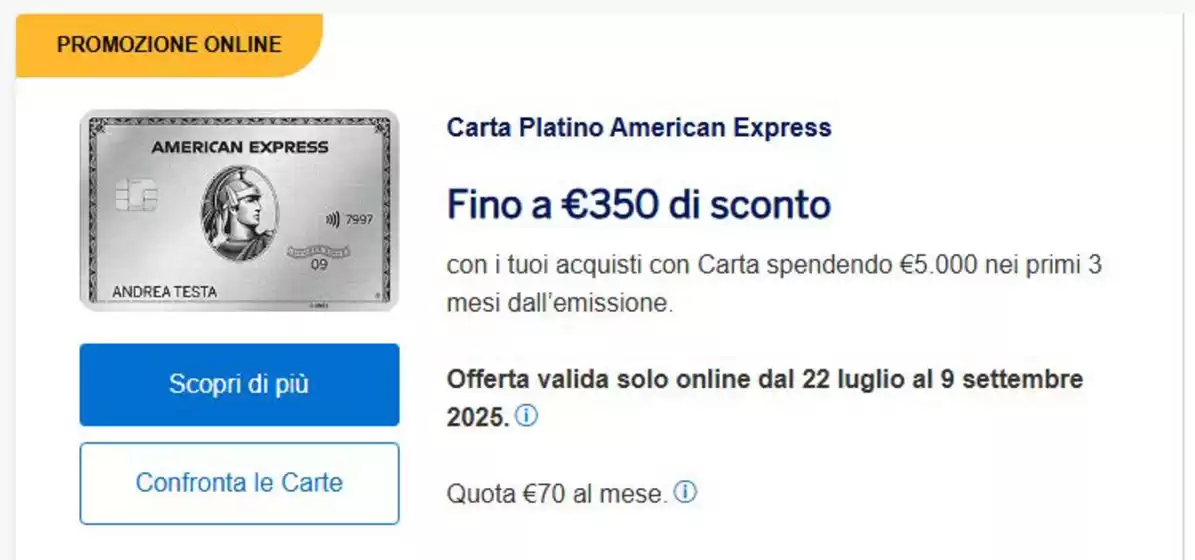 Promozione online 