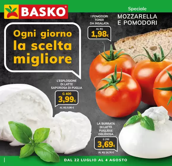 Speciale pomodoro mozzarella