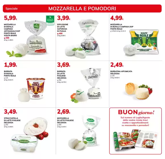 Speciale pomodoro mozzarella