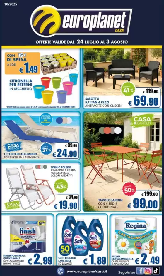 Offerte valide dal 24 luglio al 3 agosto 