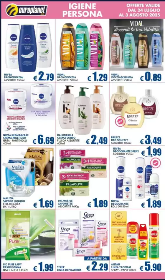 Offerte valide dal 24 luglio al 3 agosto 