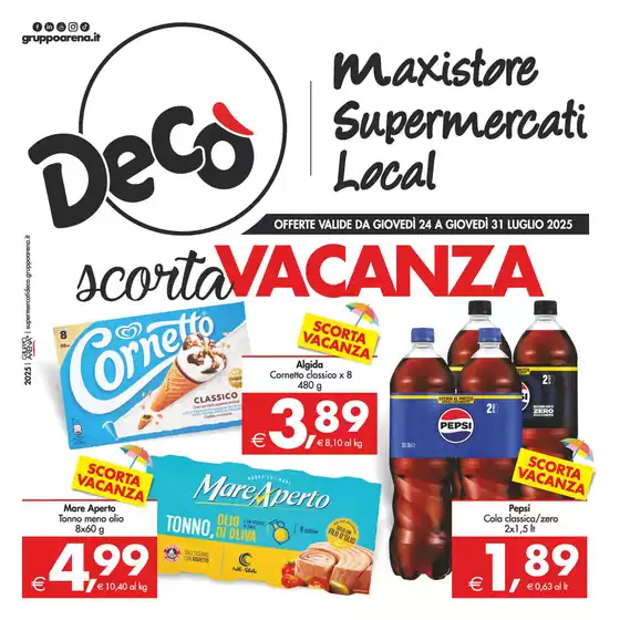 Volantino Decò a Martellago | 2x1 | 2025-07-24T00:00:00.000Z - 2025-07-31T00:00:00.000Z