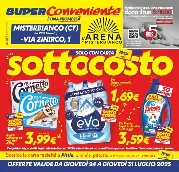Volantino SuperConveniente a Martellago | Sottocosto | 2025-07-24T00:00:00.000Z - 2025-07-31T00:00:00.000Z