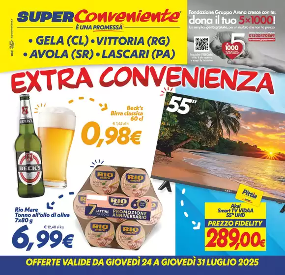 Volantino SuperConveniente a Martellago | Extra convenienza | 2025-07-24T00:00:00.000Z - 2025-07-31T00:00:00.000Z