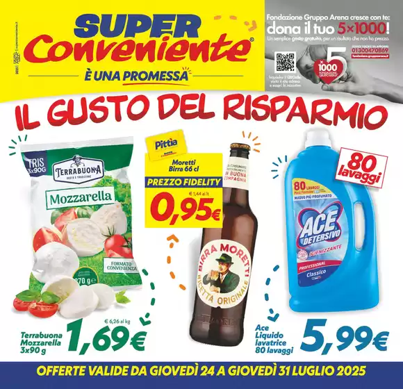 Volantino SuperConveniente a Martellago | Il gusto del risparmio! | 2025-07-24T00:00:00.000Z - 2025-07-31T00:00:00.000Z