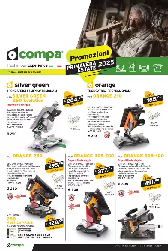 Promozioni primavera estate 2025