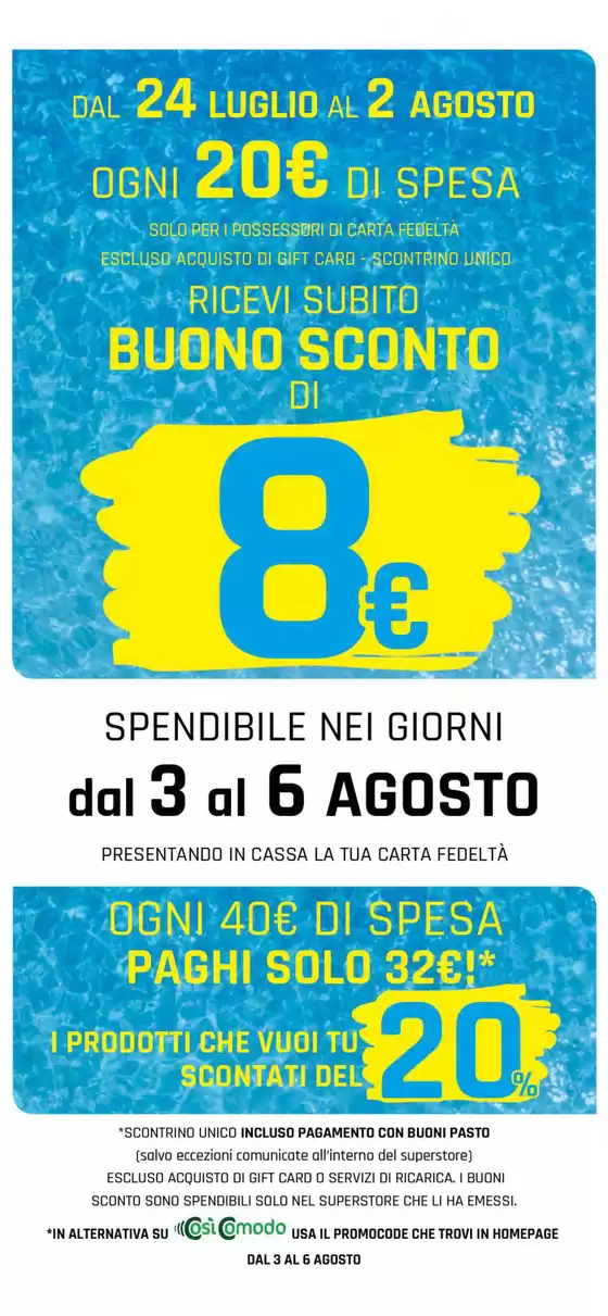 Tantissimi prodotti scontatissimi