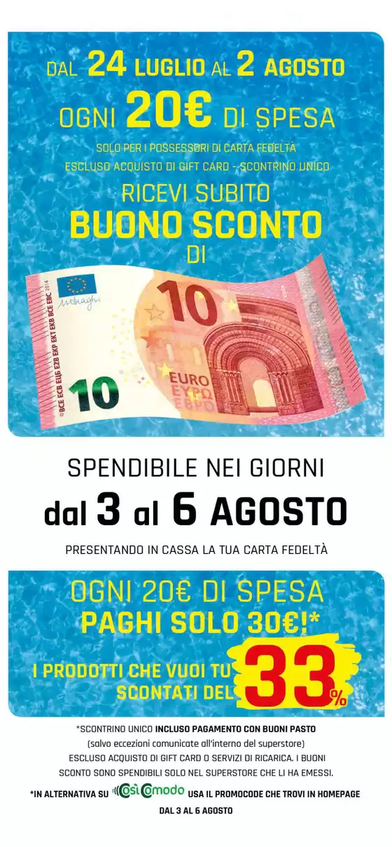 Tantissimi prodotti scontatissimi