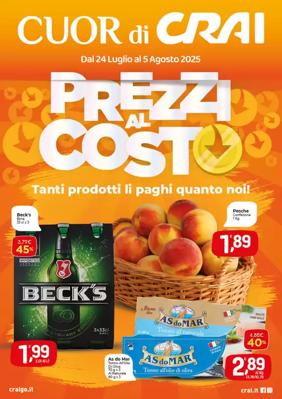 Prezzi al costo