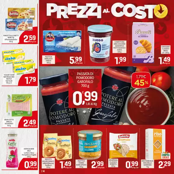 Prezzi al costo