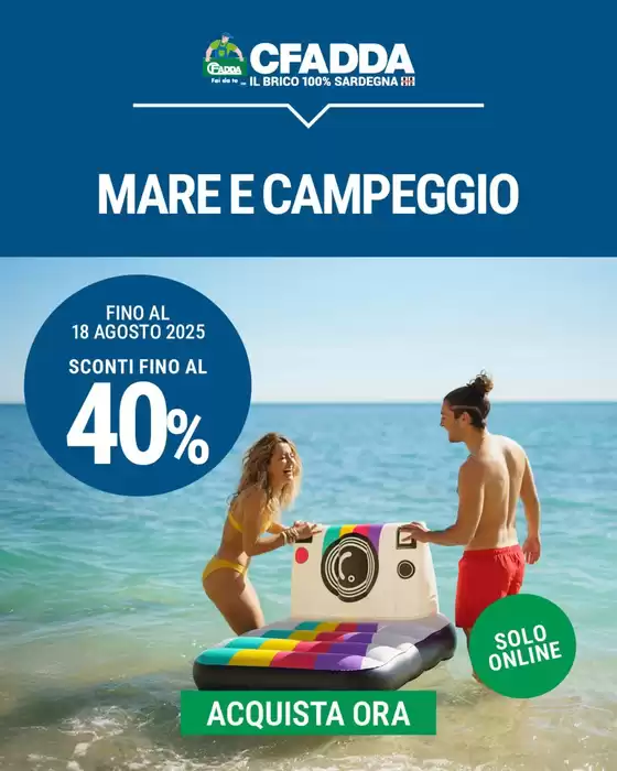 Sconti fino al 40%
